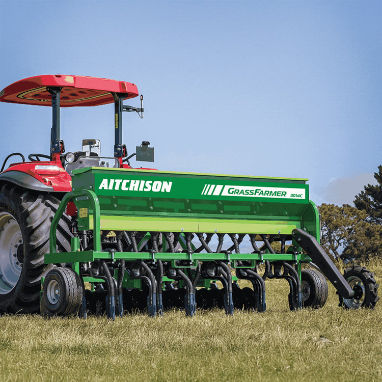 AITCHISON GRASSFARMER TINE SEED DRILL