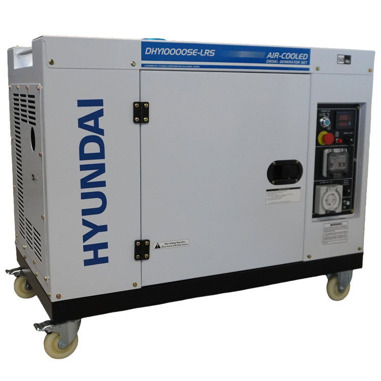 HYUNDAI 10kVA Diesel Generator Air Cooled Part No: DHY10000SE-LRS