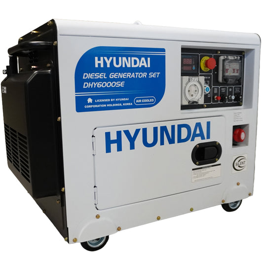 HYUNDAI 6.5kVA Diesel Generator Part No: DHY6000SE