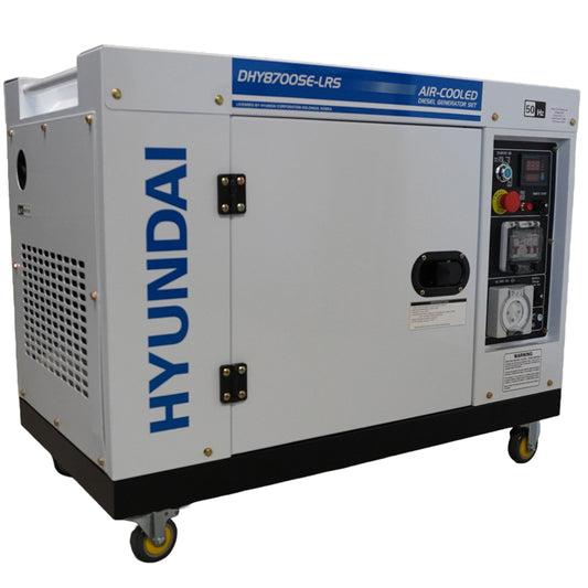 HYUNDAI 8kVA Diesel Generator Part No: DHY8700E-LRS