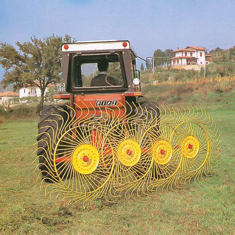 Silvan RP Linkage Hayrake - 4 Wheels
