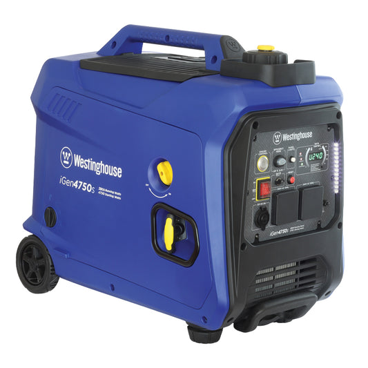 WESTINGHOUSE Inverter Generator 4,750W Starting Watts - Part No: iGEN4750S
