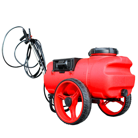 SILVAN REDLINE RECHARGEABLE 12V TROLLEY SPRAYER - 25L