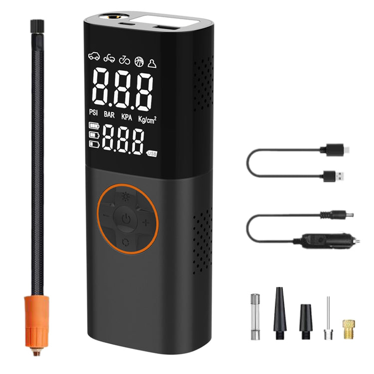 Silvan Tyre Inflator Power Bank with USB Port & LED Light