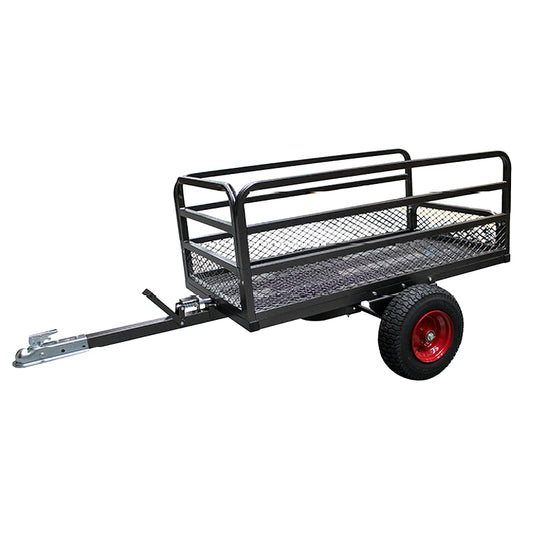 TOW BEHIND STEEL MESH DUMP CART