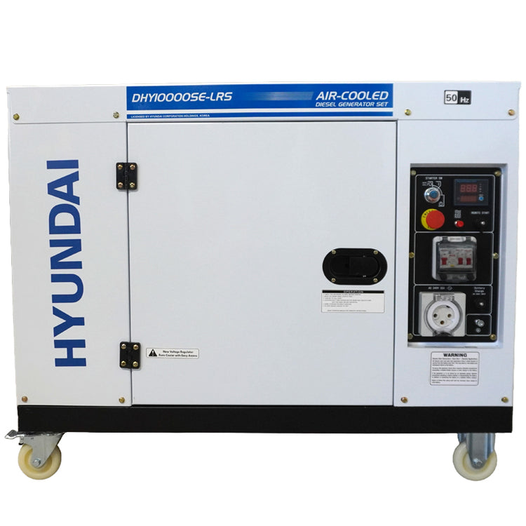 HYUNDAI 10kVA Diesel Generator Air Cooled Part No: DHY10000SE-LRS