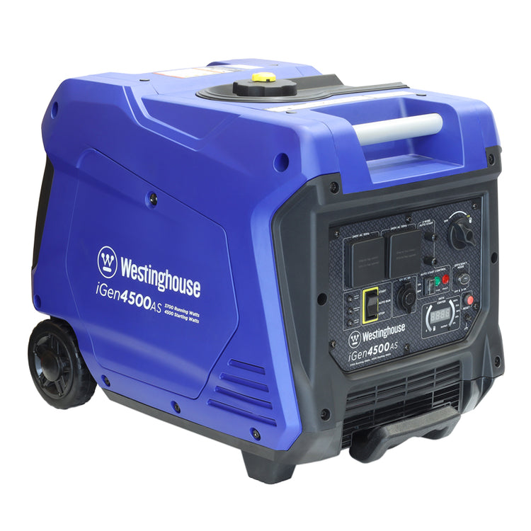 WESTINGHOUSE iGen4500AS Inverter Generator 4500W Starting Power